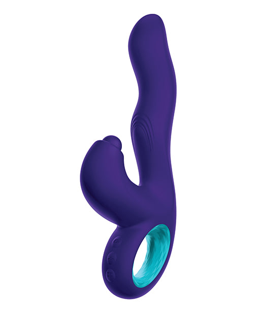 Femme Funn Klio Triple Action Rabbit - Dark Purple - Empower Pleasure