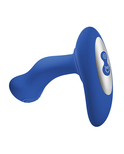 Forto Thumper Anal Vibrator - Blue - Empower Pleasure