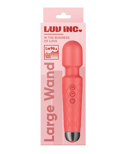 Luv Inc. 8" Large Wand - Coral - Empower Pleasure