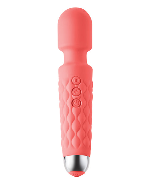 Luv Inc. 8" Large Wand - Coral - Empower Pleasure