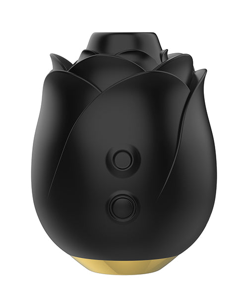 Fifty Shades of Grey Hearts & Flowers Rose Vibrator - Black - Empower Pleasure