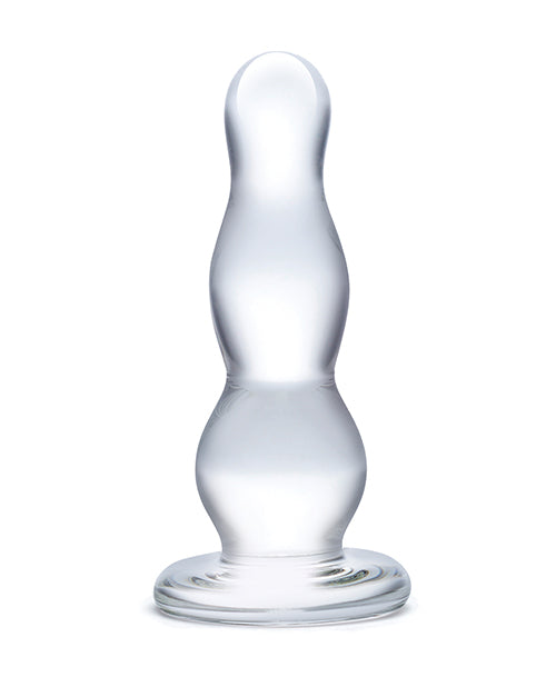 Glas 4" Butt Plug - Clear - Empower Pleasure