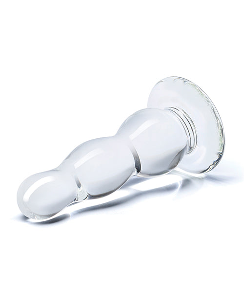 Glas 4" Butt Plug - Clear - Empower Pleasure