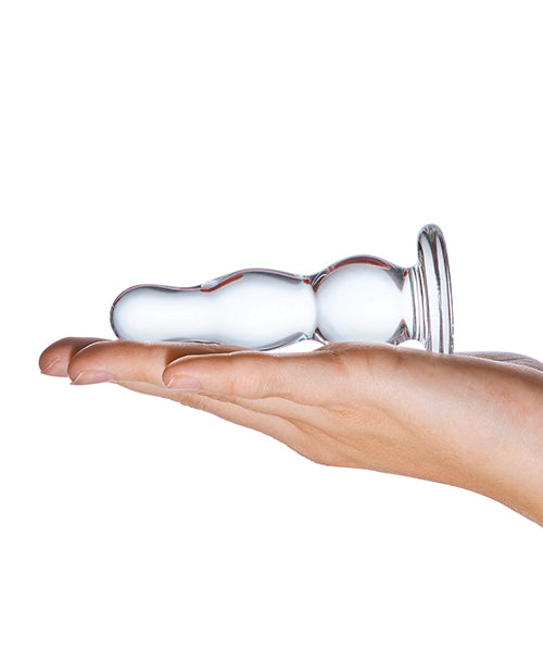Glas 4" Butt Plug - Clear - Empower Pleasure
