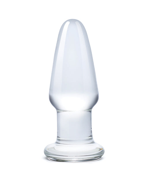 Glas 3.5" Butt Plug - Clear - Empower Pleasure