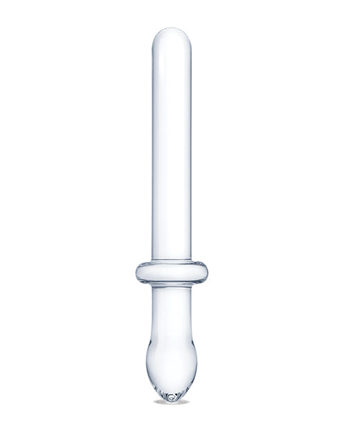 Glas 9.25" Classic Smooth Dual Ended Dildo - Clear - Empower Pleasure