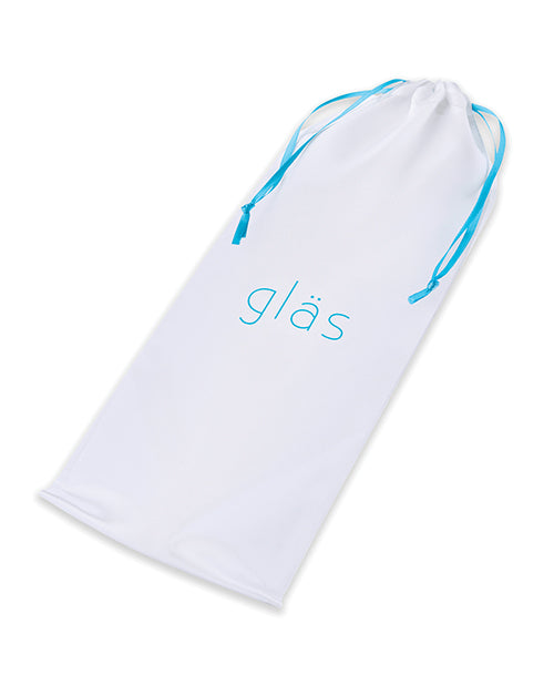 Glas 9" Purple Rose Nubby Glass Dildo - Purple/Pink - Empower Pleasure