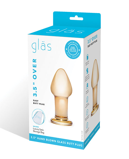 Glas Over Easy Butt Plug - Empower Pleasure