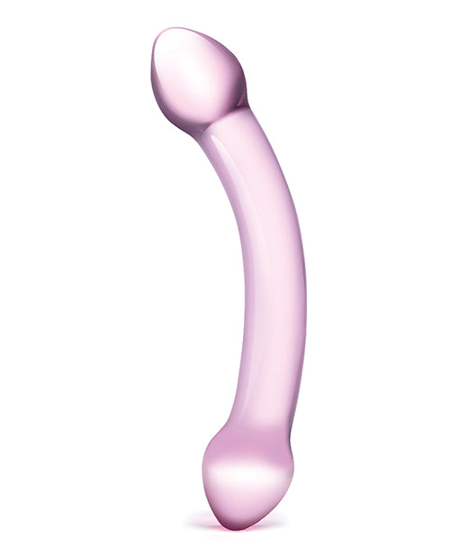 Glas Double Trouble Glass Dildo - Purple - Empower Pleasure