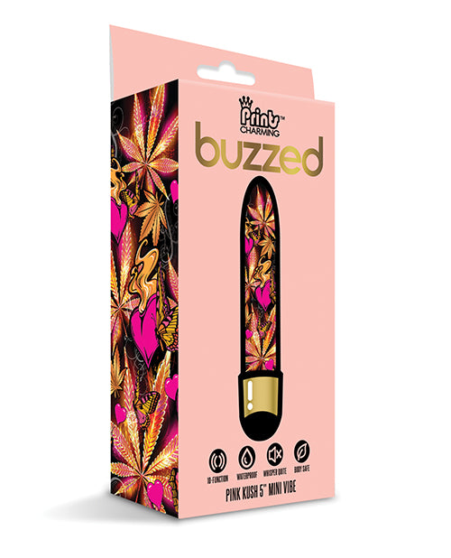 Buzzed 5" Mini Vibe - Pink Kush - Empower Pleasure