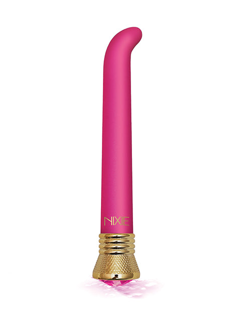Nixie Mystic Wave Satin G-Spot Vibe - 10-Function Pink Tourmaline - Empower Pleasure