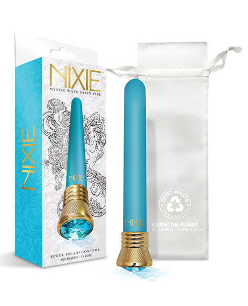 Nixie Mystic Wave Satin Classic Vibe - 10-Function Aquamarine