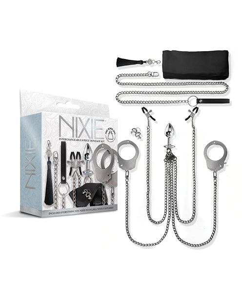 Nixie Interchangeable 8 Pc Bondage Kit - Empower Pleasure