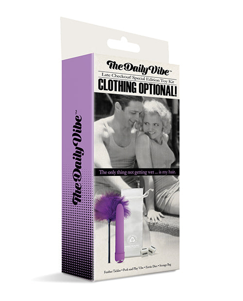 The Daily Vibe Clothing is Optional Kit - Purple - Empower Pleasure