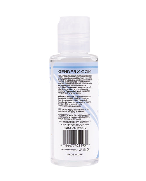 Gender X Flavored Lube - 2 oz Everyone's - Empower Pleasure