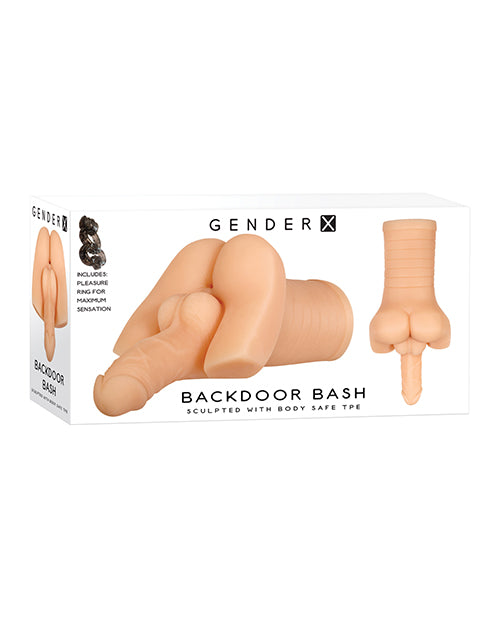 Gender X Backdoor Bash Stroker - Light - Empower Pleasure