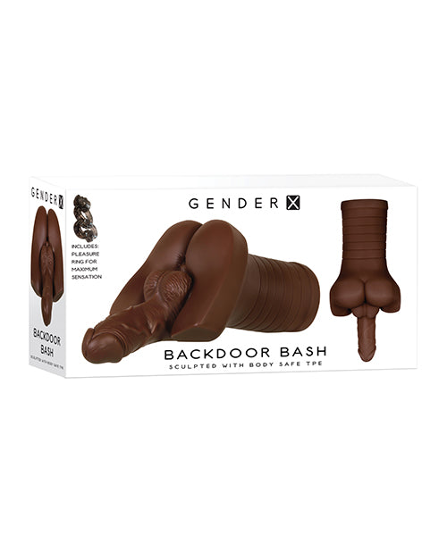 Gender X Backdoor Bash Stroker - Dark - Empower Pleasure