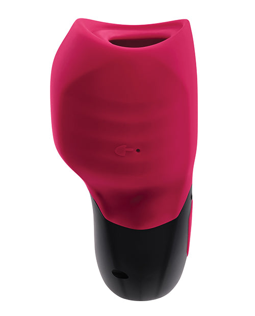 Gender X Body Kisses Vibrating Suction Massager - Red/Black - Empower Pleasure