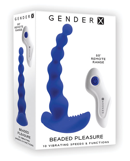 Gender X Beaded Pleasure - Blue - Empower Pleasure