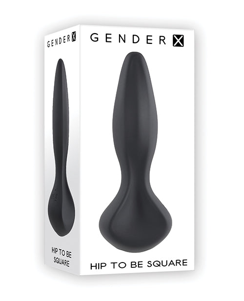Gender X Hip To Be Square - Black - Empower Pleasure