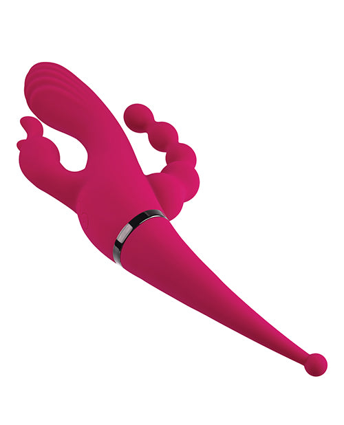 Gender X Four by Four Vibrator - Burgundy - Empower Pleasure