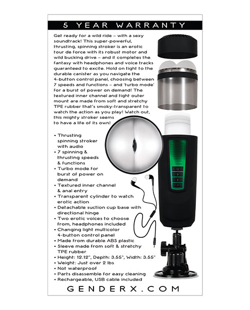 Gender X Message In a Bottle - Black - Empower Pleasure