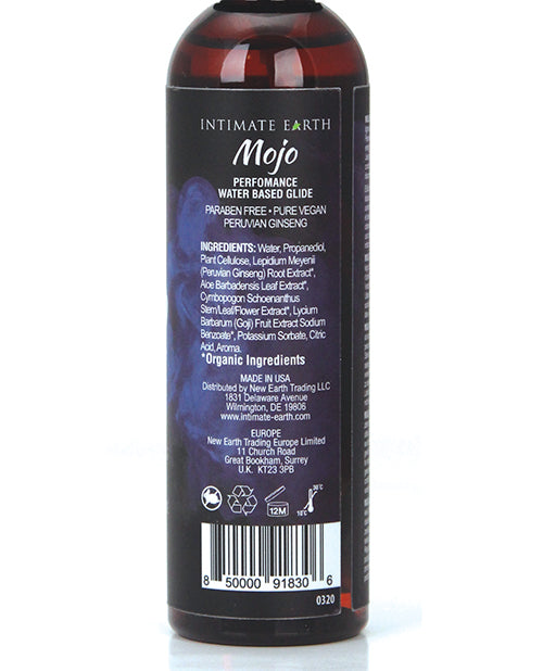 Intimate Earth Mojo Water Based Performance Glide - 4 oz Peruvian Ginseng - Empower Pleasure