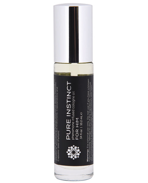 Pure Instinct Pheromone Cologne Oil For Him Roll On - 10.2 ml - Empower Pleasure