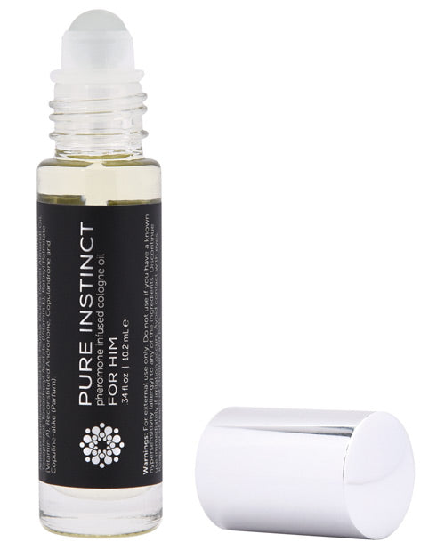 Pure Instinct Pheromone Cologne Oil For Him Roll On - 10.2 ml - Empower Pleasure