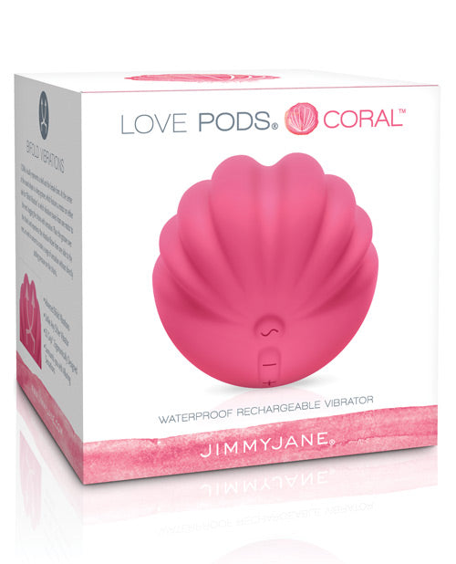 Jimmyjane Love Pods Coral Waterproof - Pink - Empower Pleasure