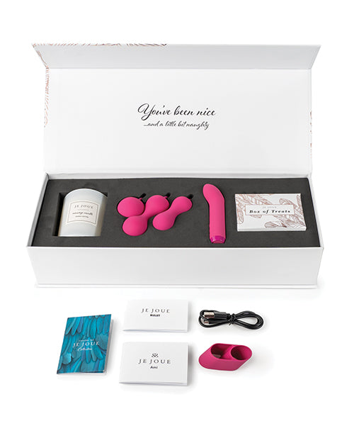 Je Joue The Naughty & Nice Collection Gift Set - Fuchsia - Empower Pleasure