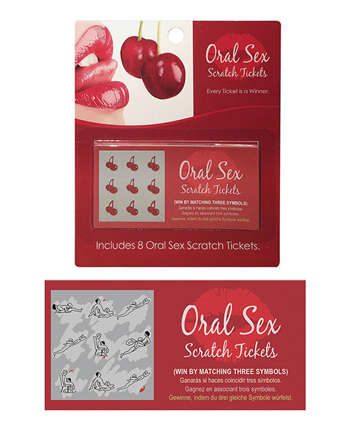Oral Sex Scratch Tickets - Every Ticket is a Winner - Empower Pleasure