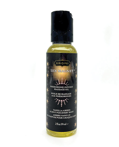 Kama Sutra Sex Magnet Pheromone Massage Oil - Amber Vanilla - Empower Pleasure