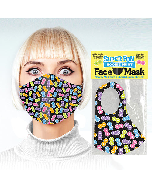 Super Fun Boobie Print Mask - Empower Pleasure