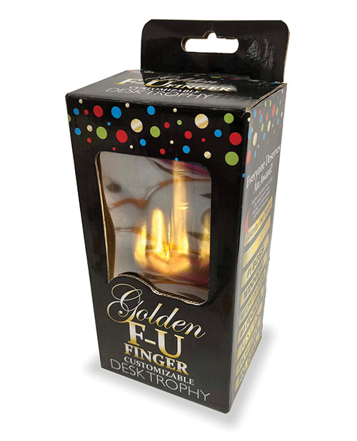 Golden F-U Finger Trophy - Empower Pleasure