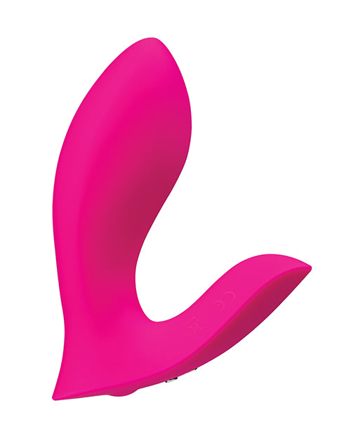 Lovense Flexer Dual Panty Vibrator - Pink - Empower Pleasure