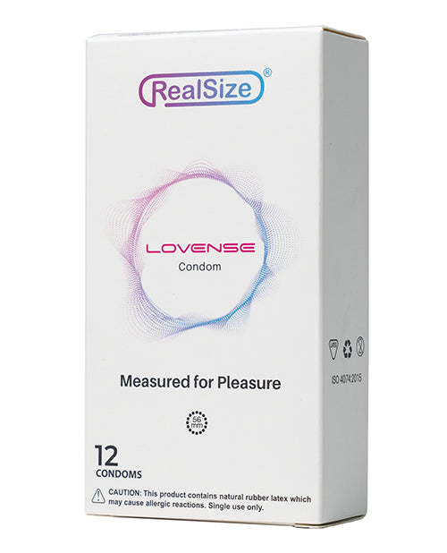 Lovense RealSize 56mm Condoms - Box of 12 - Empower Pleasure