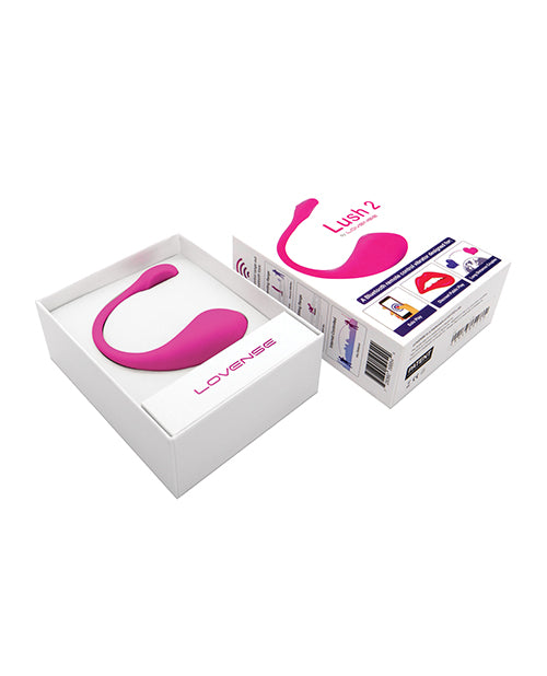 Lovense Lush 2.0 Sound Activated Vibrator - Pink - Empower Pleasure