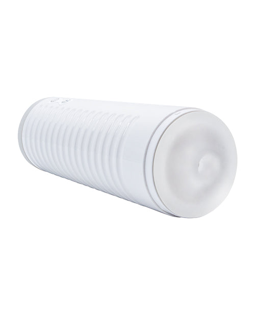 Lovense Max 2 Rechargeable Male Masturbator with White Case - Clear Sleeve - Empower Pleasure