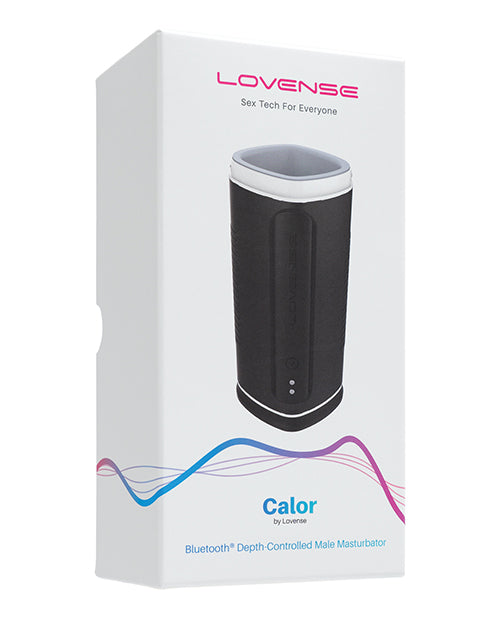 Lovense Calor Compact Heating Masturbator - Black - Empower Pleasure