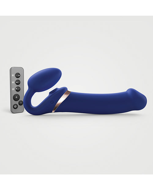 Strap On Me Multi Orgasm Bendable Strapless Strap On Extra Large - Night Blue - Empower Pleasure