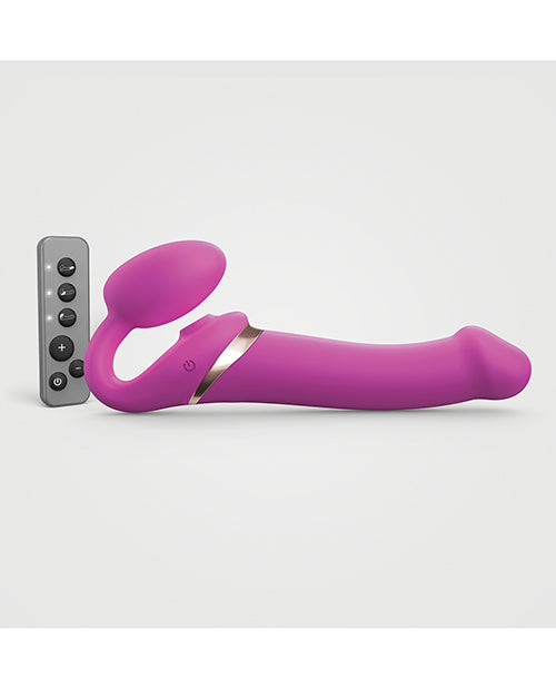 Strap On Me Multi Orgasm Bendable Strapless Strap On Large - Fuchsia - Empower Pleasure