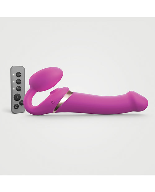 Strap On Me Multi Orgasm Bendable Strapless Strap On Extra Large - Fuchsia - Empower Pleasure