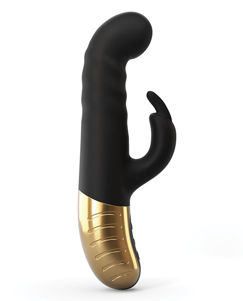 Dorcel G-Stormer Thrusting G-Spot Rabbit - Black/Gold - Empower Pleasure