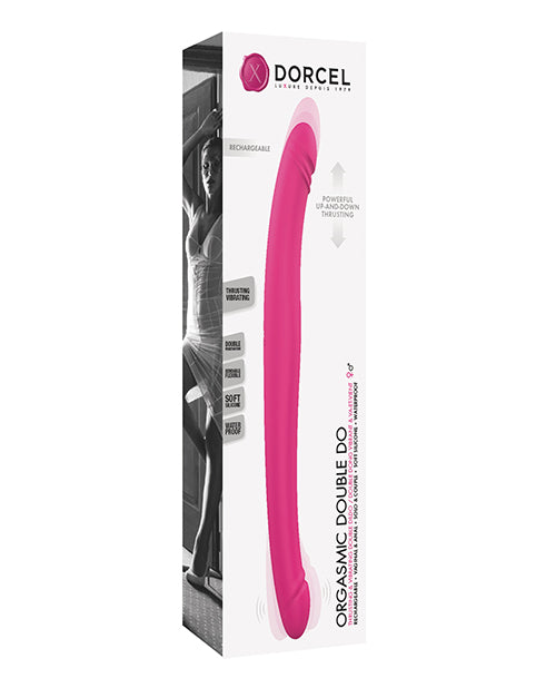 Dorcel Orgasmic Double Do 16.5" Thrusting Dong - Pink - Empower Pleasure