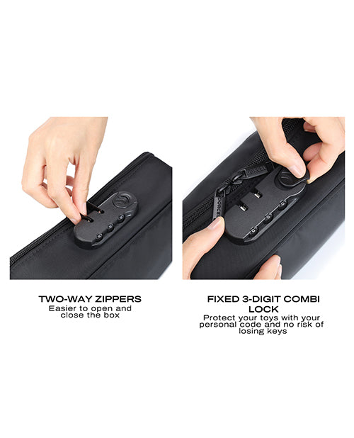 Dorcel Lockable Discreet Box - Black - Empower Pleasure