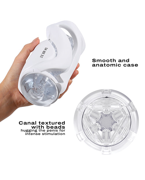 Dorcel Deep Blow Masturbator - White - Empower Pleasure