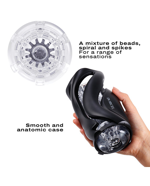 Dorcel Deep Blow Masturbator - Black - Empower Pleasure