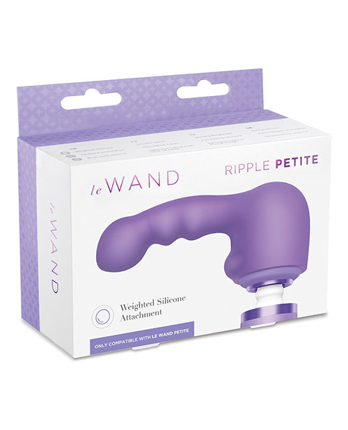 Le Wand Ripple Petite Weighted Silicone Attachment - Empower Pleasure