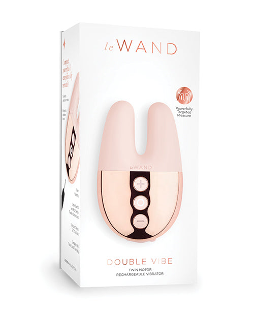 Le Wand Double Vibe - Rose Gold - Empower Pleasure
